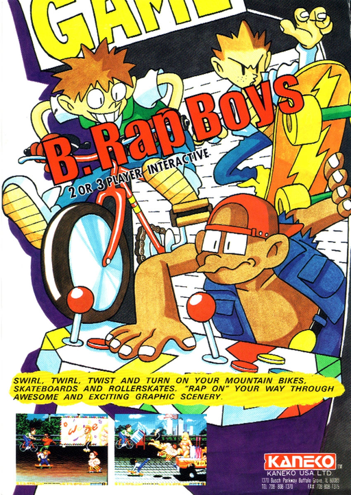 B.Rap Boys Special (US) Arcade Game Cover